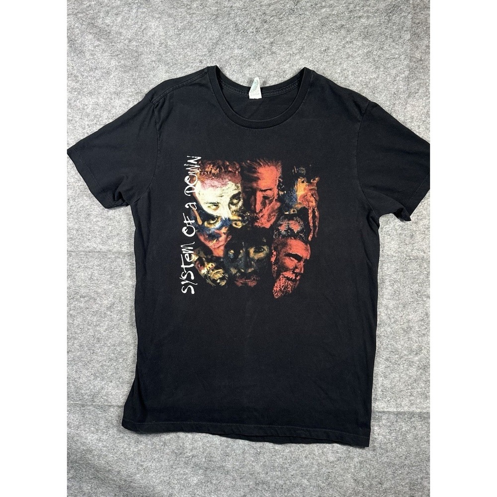 System Of A Down - Painted Faces (T-Shirt) Size Large Pacific Tag
